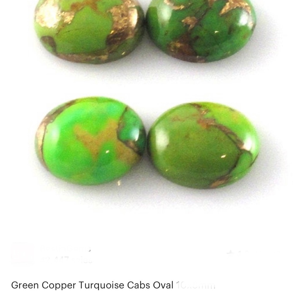 Turquoise Multi Gemstone Ring - image 8